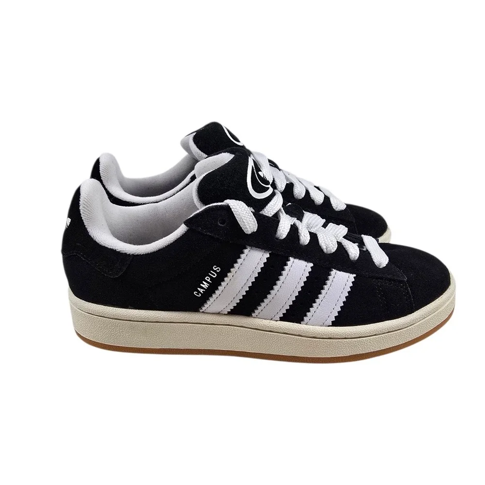 Adidas Campus 00S Black Ivory Gum Casual Suede Sneakers Shoes Women's 7, Men's 6
